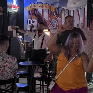 Young and old living it up!