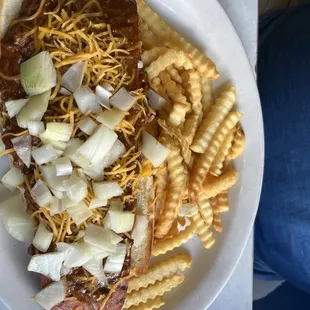 Footlong chili cheese dog