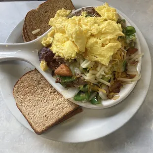 Steak Skillet Scrambled