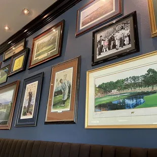 Wall in the dining room