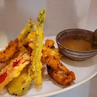 Soft shell crab appetizer.