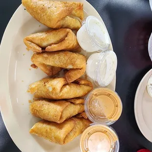 Boudin fried with ranch and remoulade sauce