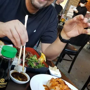 Langostino roll was amazing!