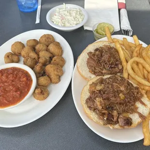 The &quot;Porker&quot; Original, Fried Mushrooms