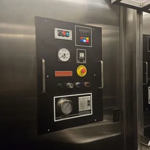 Buttons in the bathroom