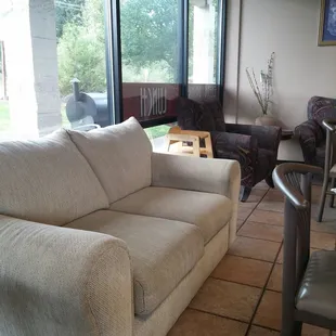 Comfortable seating area