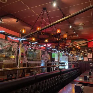 the interior of the restaurant