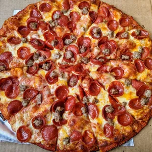 Pepperoni Sausage Pizza