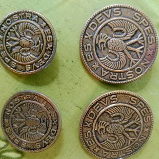 Military Buttons circa 1929