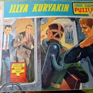 Vintage Man from UNCLE puzzle