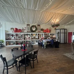 Adjacent seating room