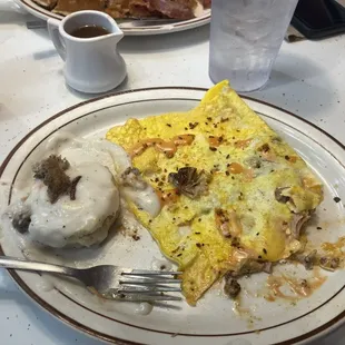 Pulled Pork Omelette