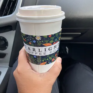 Caramel white mocha latte