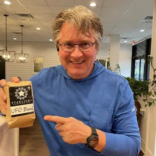 Special blend coffee - ingredients are classified &quot;Top Secret&quot;.