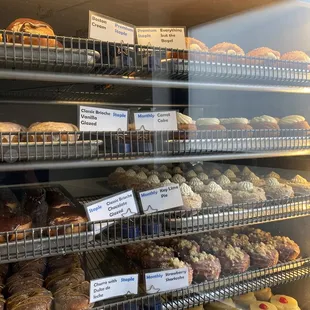 a variety of doughnuts