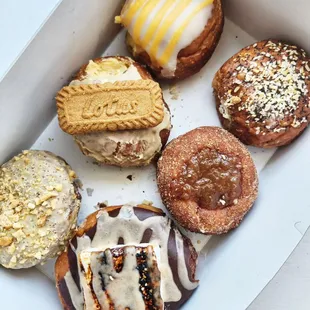 a variety of doughnuts
