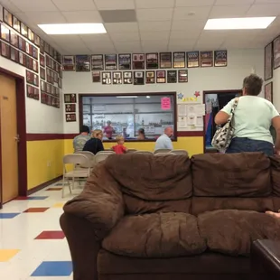 viewing window for the parents