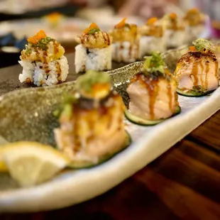 Salmon twister will twist your mouth