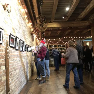 people standing in line