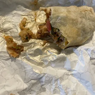 Found a long hair in it