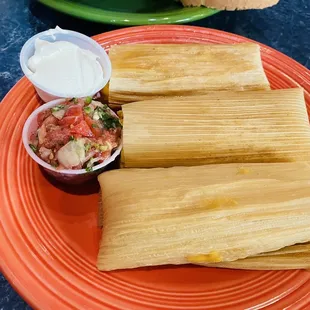 Corn tamales