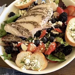 My salad! Omg their ranch dressing is to die for!!