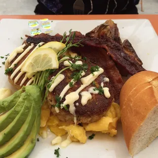 Blue Crab Cake & Eggs