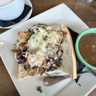 Chicken & Mushroom Melt Sandwich