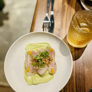 Hamachi Crudo