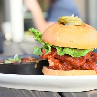 Hot Fried Chicken Sandwich