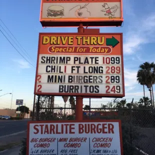 Restaurant signage #StarliteBurger