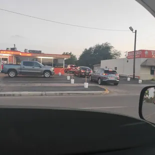 Sometimes the line is long.