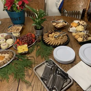 A variety of delicious desserts