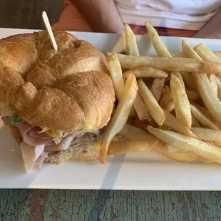 Deli deli with fries! Perfection!