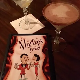 The Hepkat and Chocolate Martini!  To die for!