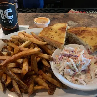Reuben, fries &amp; Cole slaw $8!