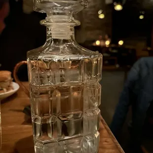Water at our table