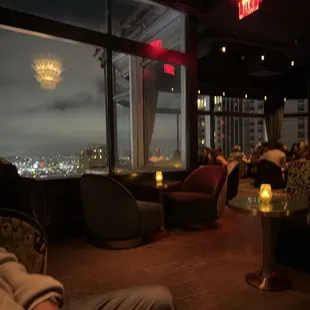 request it as special occasion on open table per the hostess.  Go to open table and request Tacho room window seat per hostess.