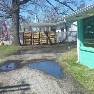 Wood fired smoked meat