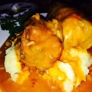 Stuffed Cabbage with Rice and Meat