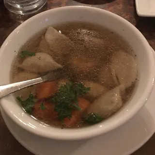 Chicken Soup with Lithuanian Dumplings