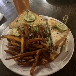 BLT with Sweet Potato fries