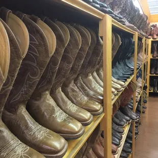 Nice selection of boots.