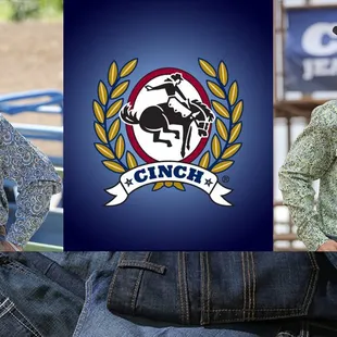 Created for performance in the rodeo arena, Cinch shirts and jeans are made for lasting comfort.