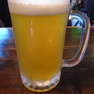 Starting things off with an ice cold Spotted Cow!