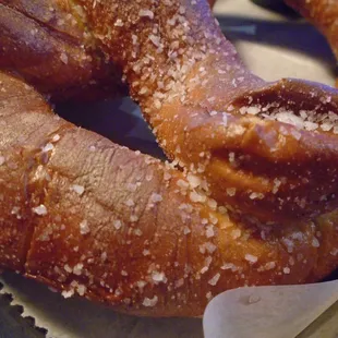 Bavarian Pretzel, close-up.
