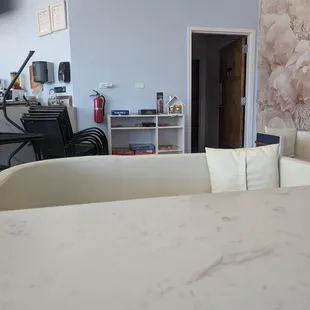 a view of a living room