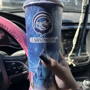 Strawberry Shake with popping boba strawberry