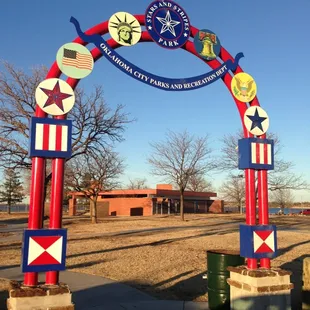 The entrance to the playground :)