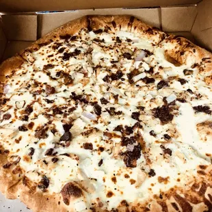 Chicken Bacon Ranch Pizza